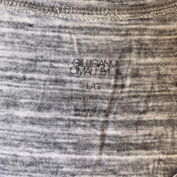 Gilligan & Omalley Women Sleepwear Soft Dress size L Sleeveless KneeLength Gray - Picture 4 of 7